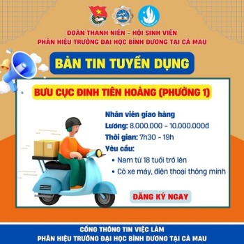 BƯU CỤC ĐINH TIÊN HOÀNG TUYỂN DỤNG