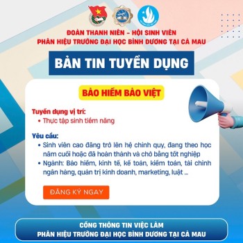 BẢO HIỂM BẢO VIỆT TUYỂN DỤNG