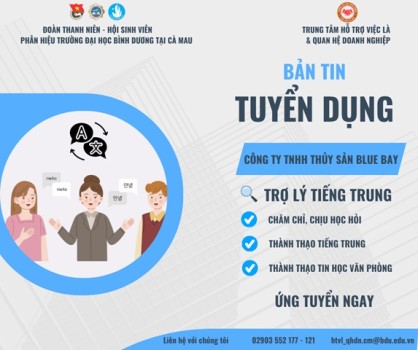 CÔNG TY TNHH THỦY SẢN BLUE BAY TUYỂN DỤNG