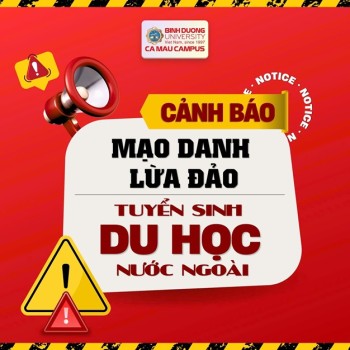 🔕 CẢNH BÁO THỦ ĐOẠN HOẠT ĐỘNG LỪA ĐẢO DU HỌC 