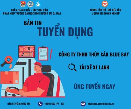 CÔNG TY TNHH THỦY SẢN BLUE BAY TUYỂN DỤNG