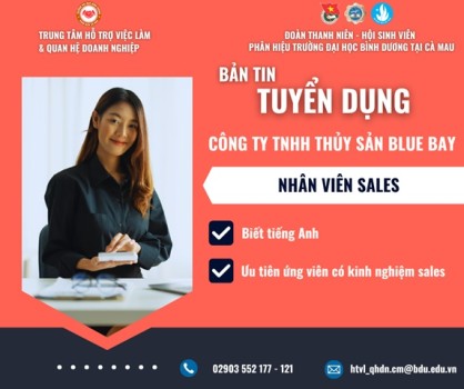 CÔNG TY TNHH THỦY SẢN BLUE BAY TUYỂN DỤNG