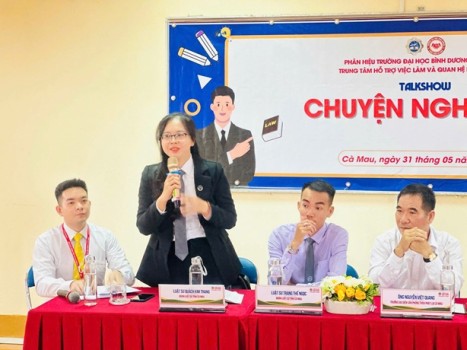 LAN TỎA CẢM HỨNG NGHỀ NGHIỆP CÙNG TALKSHOW "CHUYỆN NGHỀ LUẬT"
