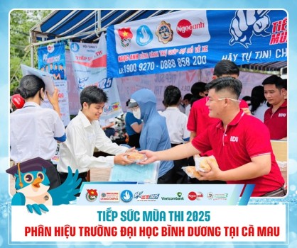 BDU CÀ MAU ĐỒNG HÀNH CÙNG SĨ TỬ TRONG KỲ THI TỐT NGHIỆP THPT NĂM 2025