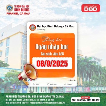 THÔNG BÁO NGÀY NHẬP HỌC DÀNH CHO TÂN SINH VIÊN KHÓA 28