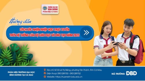 HƯỚNG DẪN CÁCH XÁC NHẬN NHẬP HỌC TRỰC TUYẾN TRÊN HỆ THỐNG CỦA BỘ GIÁO DỤC VÀ ĐÀO TẠO NĂM 2025