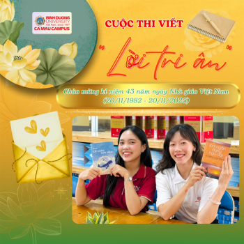 PHÁT ĐỘNG TỔ CHỨC CUỘC THI VIẾT “LỜI TRI ÂN” CHÀO MỪNG KỈ NIỆM 43 NĂM NGÀY NHÀ GIÁO VIỆT NAM (20/11/1982 – 20/11/2025)