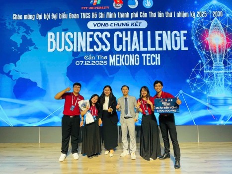 TRÀM’S XUẤT SẮC ĐẠT GIẢI “DỰ ÁN BỀN VỮNG” TẠI CHUNG KẾT BUSINESS CHALLENGE 2025 TỔ CHỨC Ở CẦN THƠ