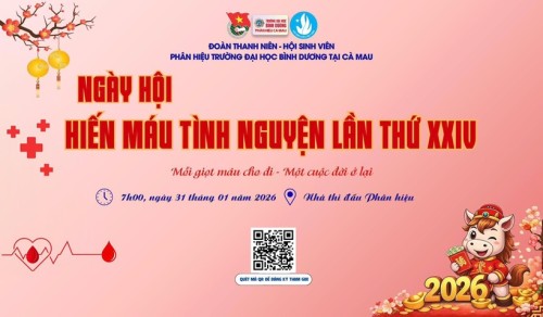 NHẮC HẸN: NGÀY HỘI HIẾN MÁU TÌNH NGUYỆN LẦN THỨ 24