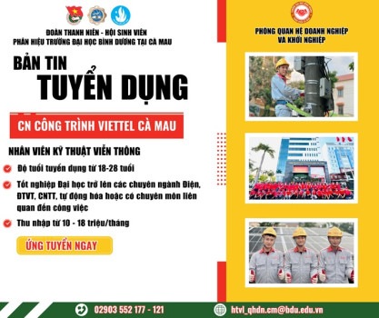 CN CÔNG TRÌNH VIETTEL CÀ MAU