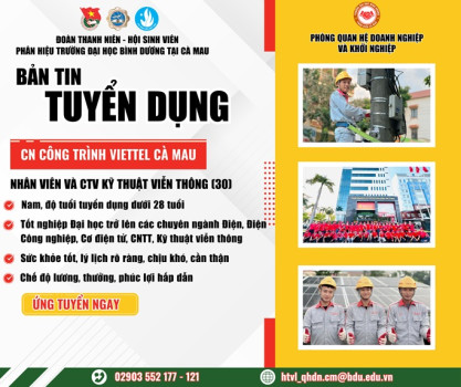 CN Công trình Viettel Cà Mau