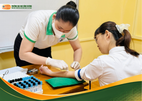 ĐÔNG ĐẢO CÁN BỘ, GIẢNG VIÊN BDU CÀ MAU THAM GIA KHÁM SỨC KHỎE ĐỊNH KỲ