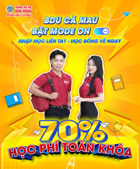HỌC BỔNG GIẢM ĐẾN 70% HỌC PHÍ TOÀN KHÓA DÀNH CHO CÁC BẠN THÍ SINH 2K8