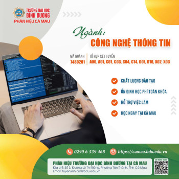 CÔNG NGHỆ THÔNG TIN – NGÀNH HỌC DẪN ĐẦU XU HƯỚNG CHUYỂN ĐỔI SỐ TẠI CÀ MAU