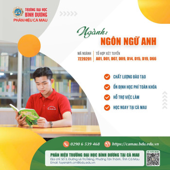 NGÔN NGỮ ANH – NGÀNH HỌC MỞ CỬA HỘI NHẬP VÀ PHÁT TRIỂN TẠI CÀ MAU