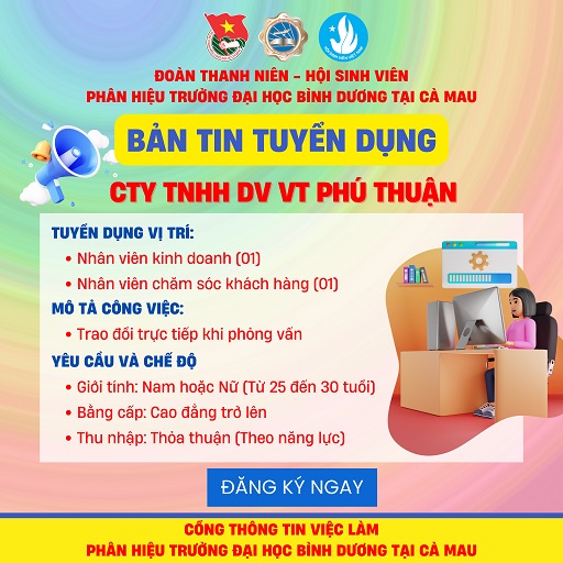 BẢN TIN TUYỂN DỤNG (4)