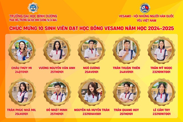 học bổng vesamo