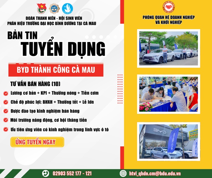 BYD Thành Công Cà Mau
