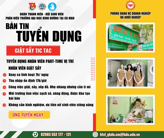 Giặt sấy Tic Tac