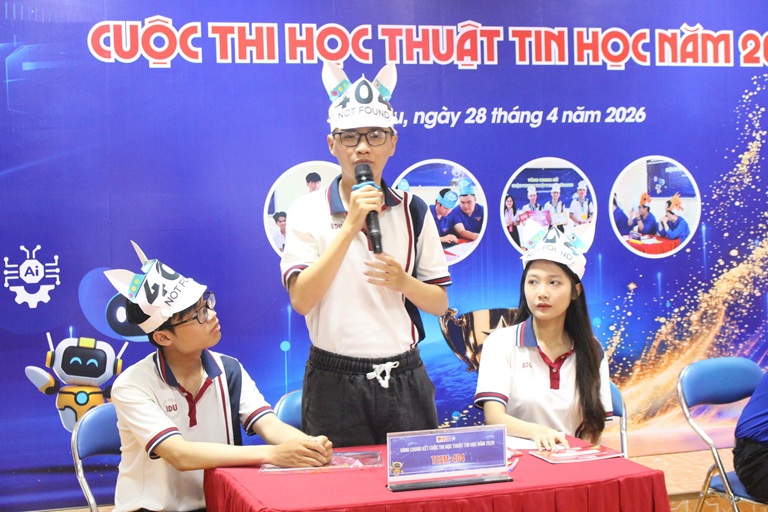 CHUNG KẾT CUỘC THI HỌC THUẬT TIN HỌC (1)