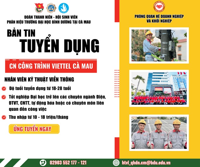 CN CÔNG TRÌNH VIETTEL CÀ MAU