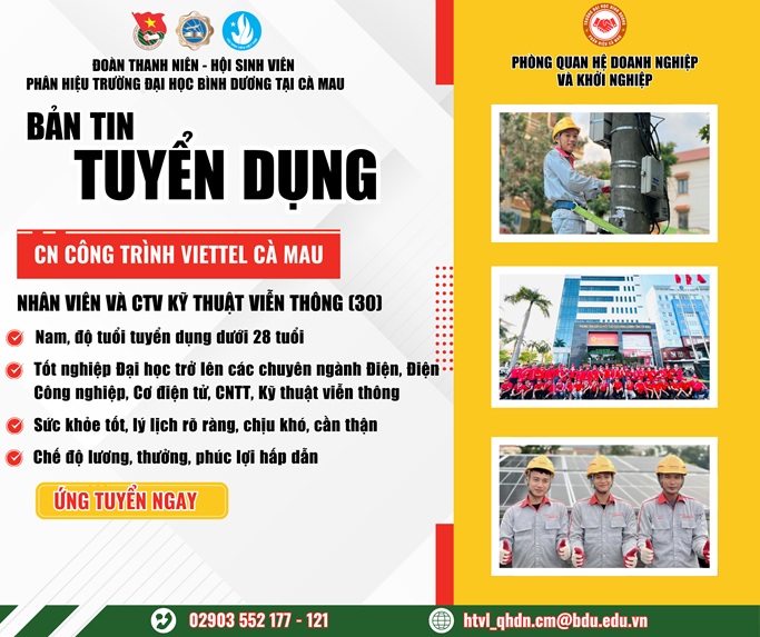 CN Công trình Viettel Cà Mau