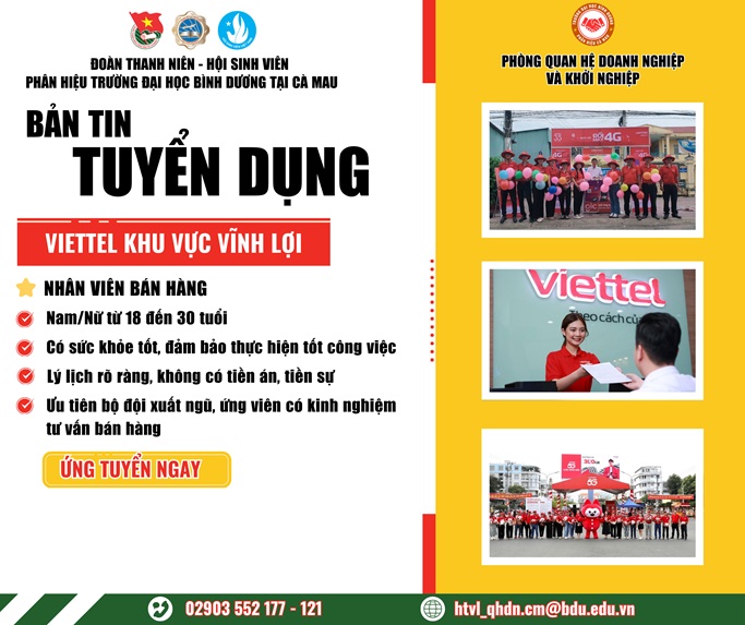 Viettel khu vực Vĩnh Lợi