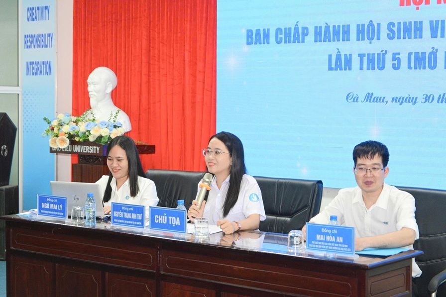 HỘI NGHỊ SƠ KẾT GIỮA NHIỆM KỲ HỘI SINH VIÊN TỈNH CÀ MAU (9)