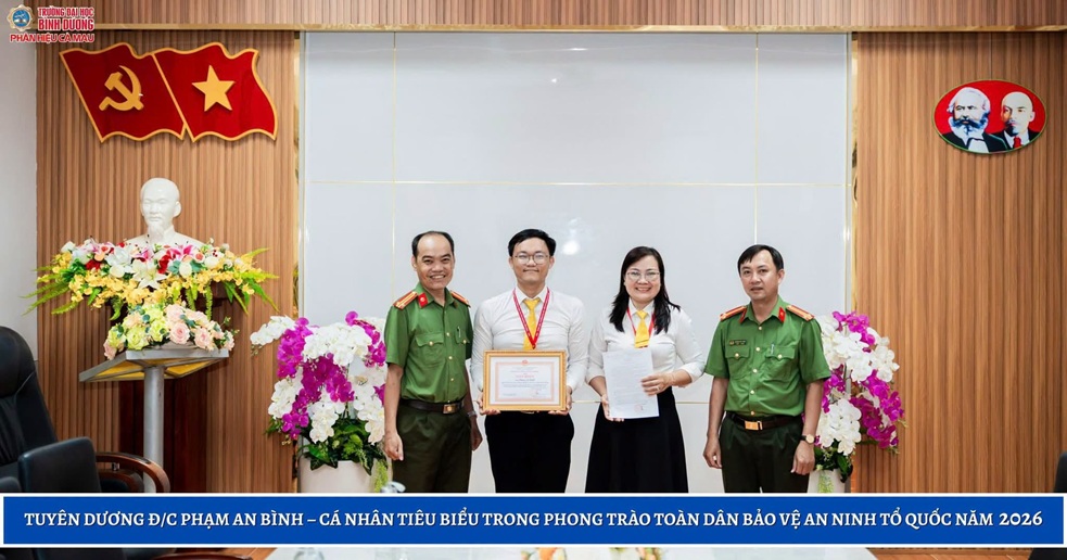 VINH DANH ĐỒNG CHÍ PHẠM AN BÌNH
